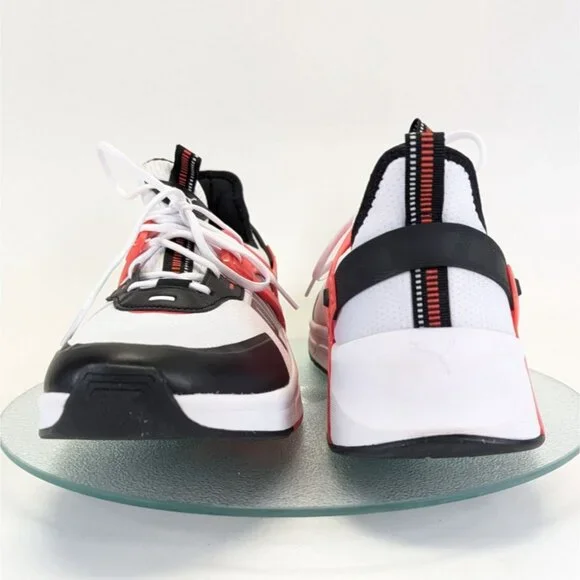 PUMA MMS Pacer Future Mens 11.5 White Black Red Athletic Sneakers - Picture 3 of 9